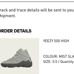 Yeezy 500 high mist slate